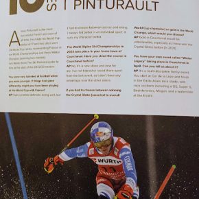 Alexis Pinterault article in InTheSnow Magazine Alexis Pinterault article in InTheSnow Magazine