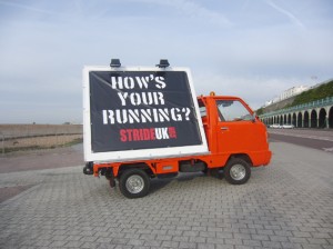 how's your running tour van Stride UK